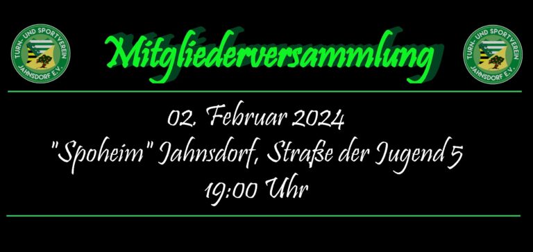 Mitgliederversammlung